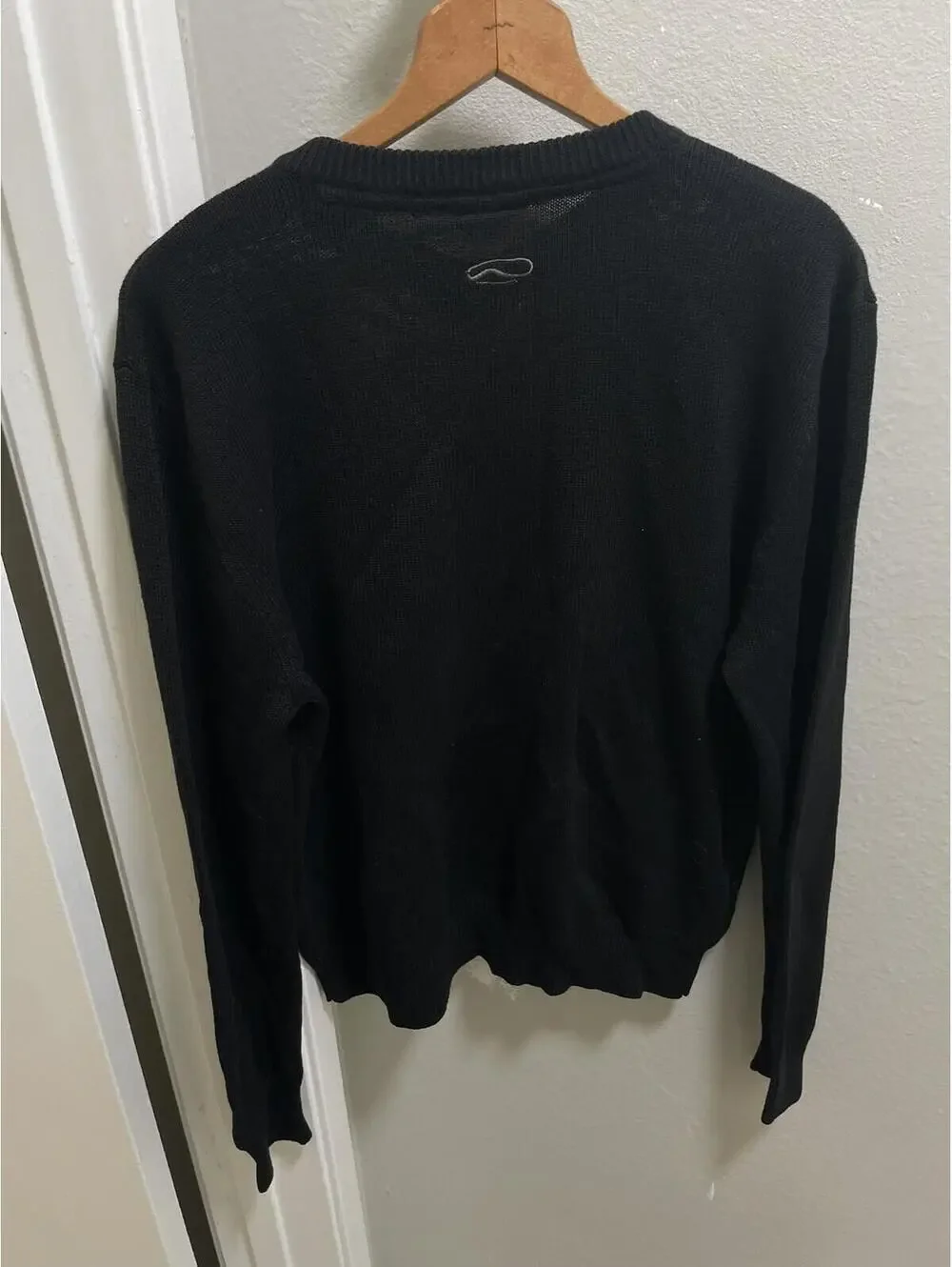 VTG Vans Y2K Argyle V-Neck Sweater Wool Blend Men's Sz M